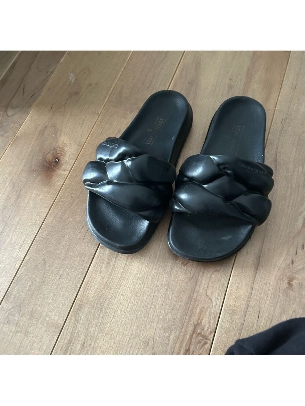 Black Braided Sandals